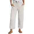 thumbnail image 2 of BILIKEYU Women's Lightweight Linen Summer Pants, womens pants, women's clothing, cargo pants women baggy, 2 of 5