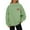 Green, variant on LWavelet Mock Neck Sweatshirt Women Oversized Pullover Sweatshirts No Hood Plain Long Sleeve Turtleneck Tops Fall Winter Clothes Black S