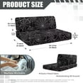 thumbnail image 7 of XYZCANDO Spider Web RV Dinette Cushions RV Accessories Universal Bench Cushion Stretchable Furniture Covers Halloween Comfortable Cushion Covers 2 Couch Sofa Slipcovers for Loveseat, 7 of 7