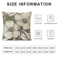 thumbnail image 5 of SHANXI Throw Pillow Covers Flower Print Soft Pillow Cases for Home Sofa Bed Chair Car Office Decorative 24x24in, 5 of 5
