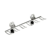 Triton Products® Stainless Steel LocHook 8-1/8"W with 3/4"ID Stainless Steel Multi-Prong Tool Holder for Stainless Steel LocBoard