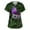 Dark Green_03#1105F, variant on Garbnen Women Scrub Tops Mardi Gras Stretch V Neck Short Sleeve Workwear Nursing Uniforms for Women with Pocket Carnival Fat Tuesday Fall shirts for Women S-5xl