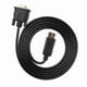 thumbnail image 1 of Adaptador convertidor de cable DisplayPort a VGA HD 1080P de 1,8 m para PC y portátil, 1 of 14