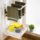 thumbnail image 1 of Escurridor metálico para platos sobre el fregadero con bandeja de desagüe - Organizador de pared para ahorro de espacio en cocina y baño, 1 of 6