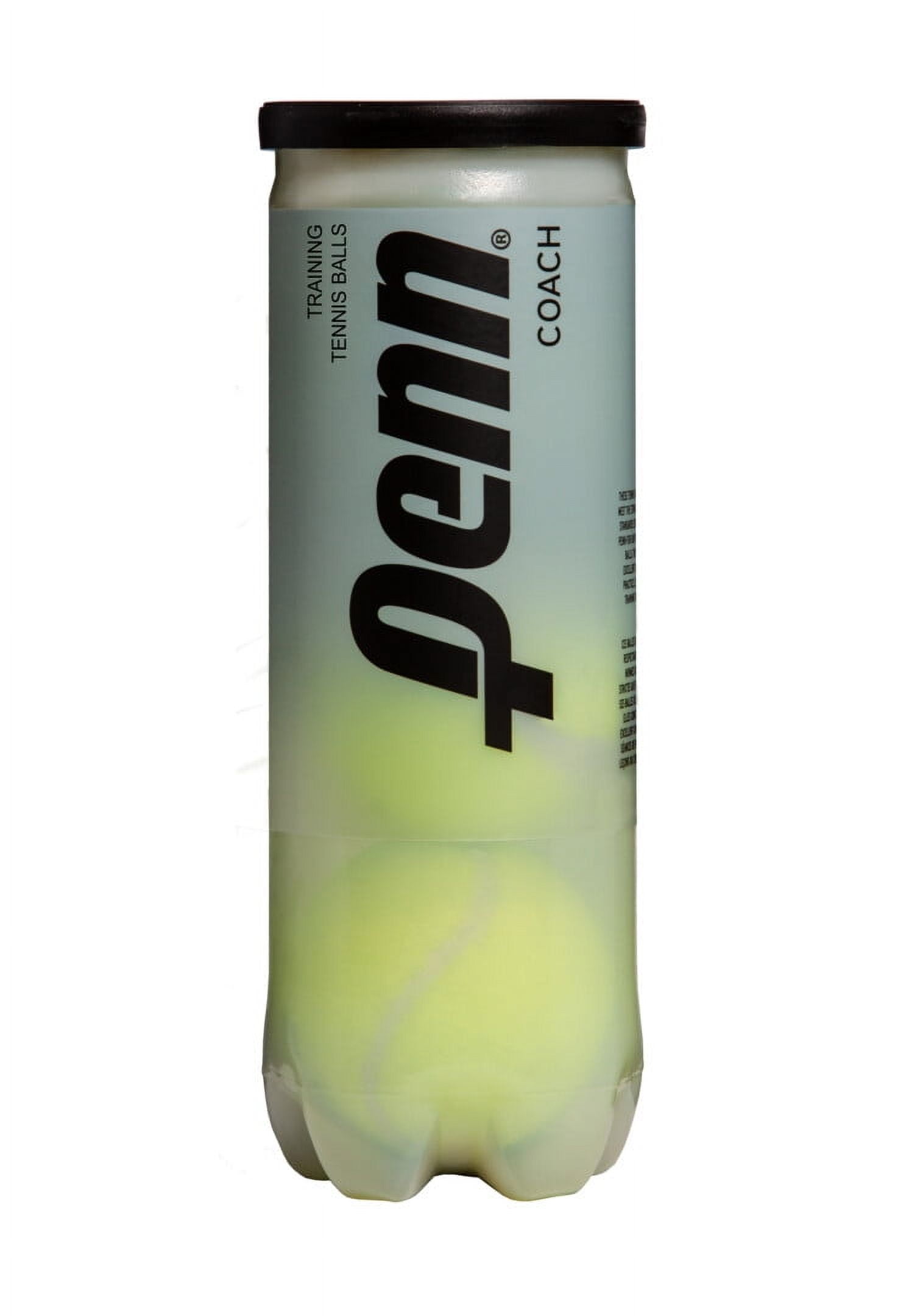 (2 pack) Penn Coach Tennis Ball Can, Pressurized, 3 New Practice Balls