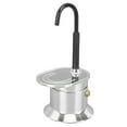 thumbnail image 2 of Italian Coffee Maker, Portable Rust  Single Tube Moka Pot 1 Cup 50ML Easy To Operate  for Outdoor Parties, 2 of 7