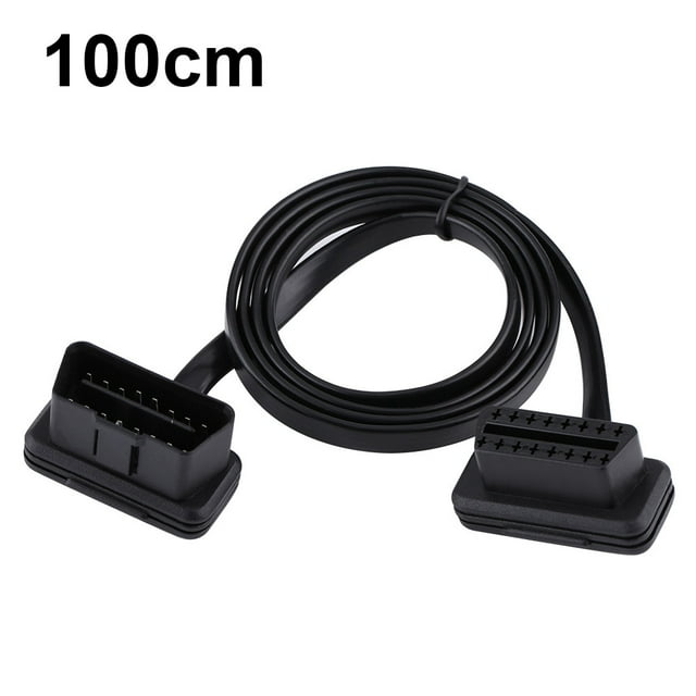 Garosa Adaptateur de Diagnostic de Câble d'Extension OBD2 pour Voiture Auto à 16 Broches Mâle vers Femelle, Câble d'Extension OBD2