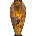 thumbnail image 6 of Kathy Ireland Mulholland Traditional Table Lamp 37" Tall Bronze Golden Marbleized with USB Dimmer Cord White Bell Shade for Bedroom Living Room Office, 6 of 9