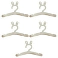 thumbnail image 1 of GUOOL 5 Pieces Wooden Cute Clothing Organizer Children Clothes Hanger Hanger Rack Hook A, 1 of 8