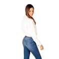 thumbnail image 3 of Chamarra de mezclilla blanca blanco m jeanswest 4062b, 3 of 5