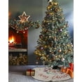 thumbnail image 3 of Coastal Christmas Christmas Tree Skirt 36 Inches Large Christmas Skirt Tree, Xmas Balls Nautical Starfish Tree Skirt Christmas Decorations for Fireplace Party Holidays Indoor Outdoor, 3 of 7