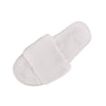 thumbnail image 2 of Fnooota Womens Slide Slippers, Soft Sole Indoor Non Slip Open Toe Fuzzy Slippers Bedroom Shoes White Size 7.5-7.5, 2 of 7