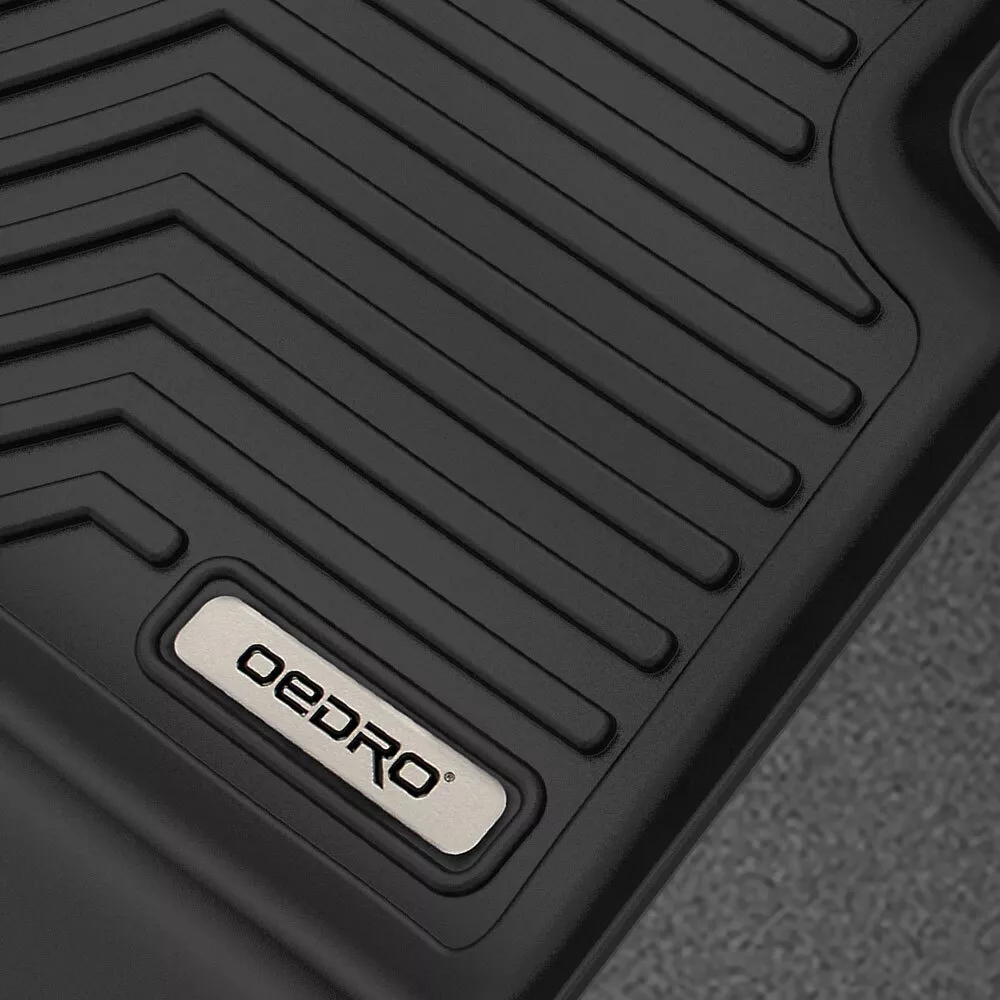 RVNI Floor Mats for 2020-2025 Chevy Silverado & GMC Sierra 2500HD/3500HD Crew Cab TPE All-Weather Car Mats Without Rear Underseat Storage Box