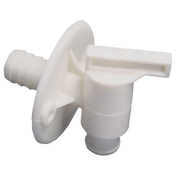 US Hardware RV-394C Water Spigot, Plastic, White