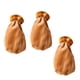 thumbnail image 1 of Juego de 3 fundas para pedales de piano Pleuche, funda protectora con borde. Camello, 1 of 8