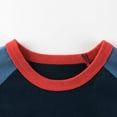 thumbnail image 5 of piuwrlz Baby T-Shirt T-Shirt Printed Round Neck English Casual Shirt Navy Size 6-7 Years, 5 of 9
