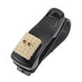 thumbnail image 1 of Clip de gafas de sol para coche Unique Bargains, clip universal para visera del sol, soporte para gafas, resina ABS, esponja, negro y blanco, 2.76"x0.98", 1 pieza, 1 of 7