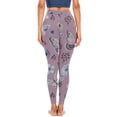 thumbnail image 3 of IROINNID Women's Pants Skinny Print Fashion Casual Butterfly Gradient High Waist Wide Leg Trousers Long Pants Legging, 3 of 4