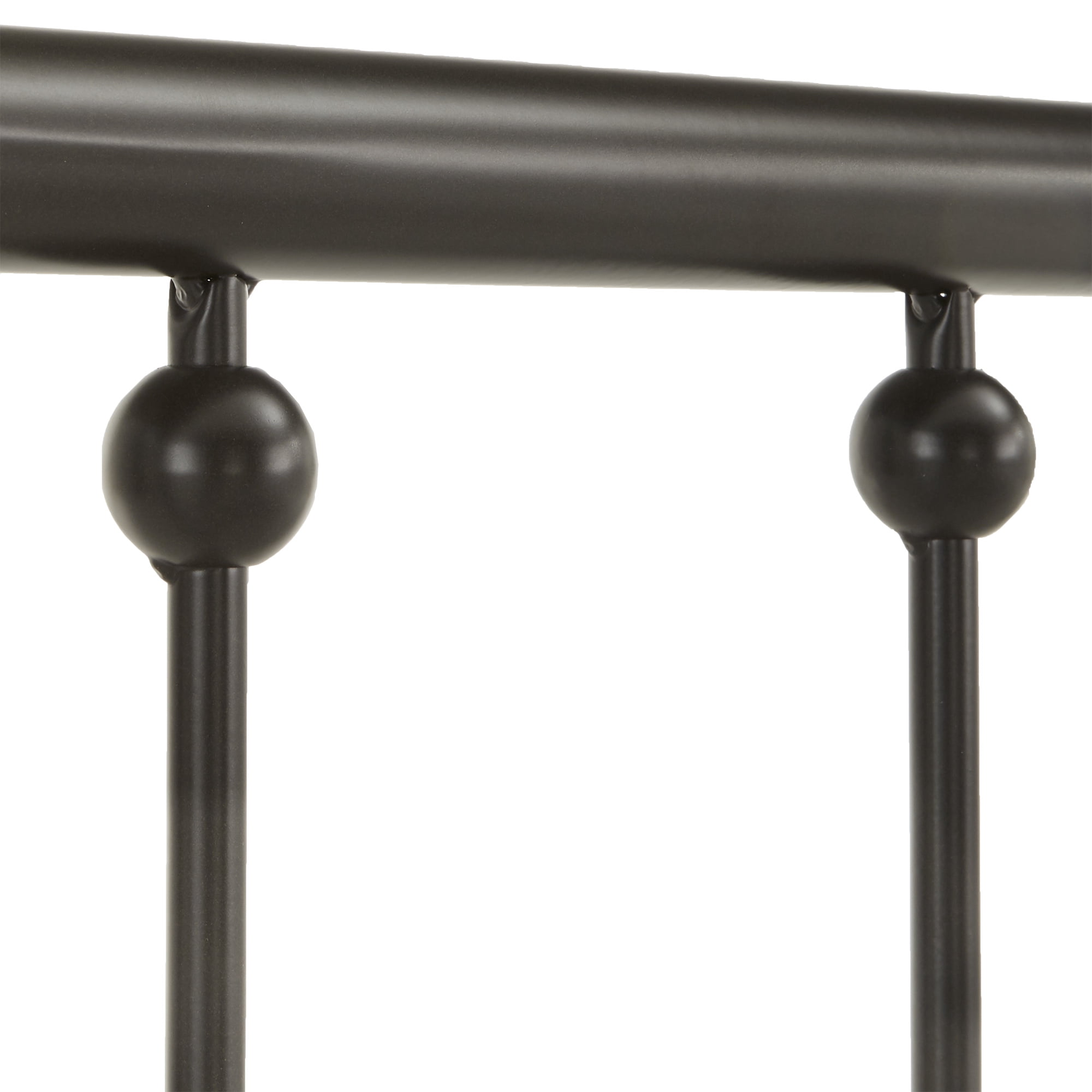 Weston Home Montgomery Spindle Metal Platform Queen Bed, Antique Dark Bronze