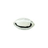 1" x .50" Silver-Plated Peel & Press Oval Football Icon