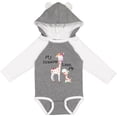thumbnail image 3 of Inktastic My Grandma Loves Me Giraffe Boys or Girls Long Sleeve Baby Bodysuit, 3 of 5