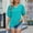 Green, variant on Puff Sleeve Eyelet Summer T-shirt for Women Loose Casual Breathable Comfy Pullover Tops Solid V-neck Daily Blouses