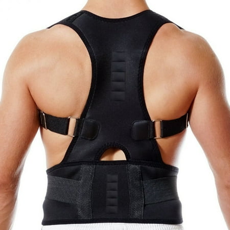 Lightweight Back Support - Posture Corrector Support Magnetic Back Shoulder Brace Belt For Men Women SFC