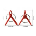 thumbnail image 2 of Grafting Clip 100pcs Mini Garden Red Flated Plastic For Garden Vegetable Flower, 2 of 4