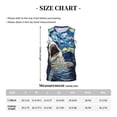 thumbnail image 4 of Sikiie Vintage Starry Sky Shark Basketball Jersey Reversible Men's Mesh Athletic Sports Shirts Training Practice S-4XLX-Large, 4 of 6