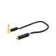 thumbnail image 2 of Auriculares Premium Cable De Extensión AUX 3.5 Codo Cable de sonido negro, 2 of 6