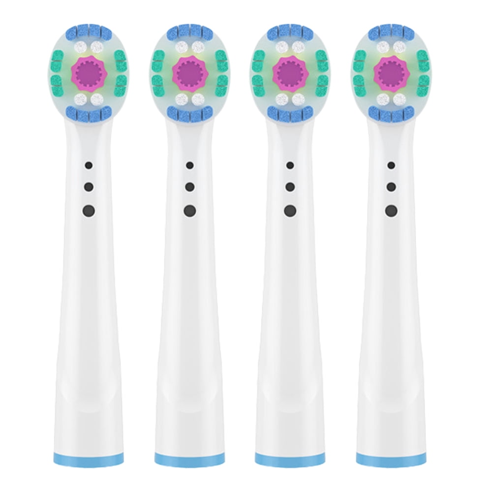 Têtes de Brosse de Rechange pour Brosse à Dents Électrique, 4 Unités