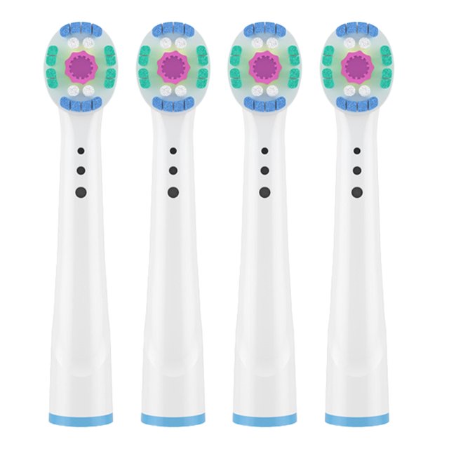 Recambio de cabezales de cepillo de dientes eléctrico, 4 unidades