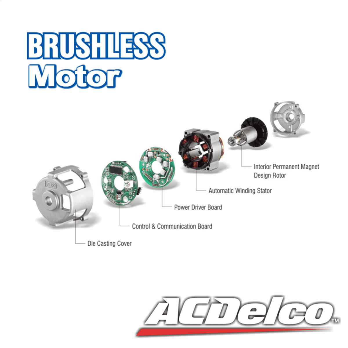 ACDelco G12 Series 12V Cordless Combo Kit: 3/8" Brushless Ratchet Wrench & 1/4" Impact Driver - Includes 2.0Ah Battery & Charger ARW12103-K2