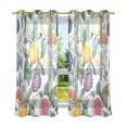 thumbnail image 6 of Yayeee Window Curtains Set of 2 for Living Room Light Filtering 63"x52", Grapefruit Grape Fruit Pattern, 6 of 7