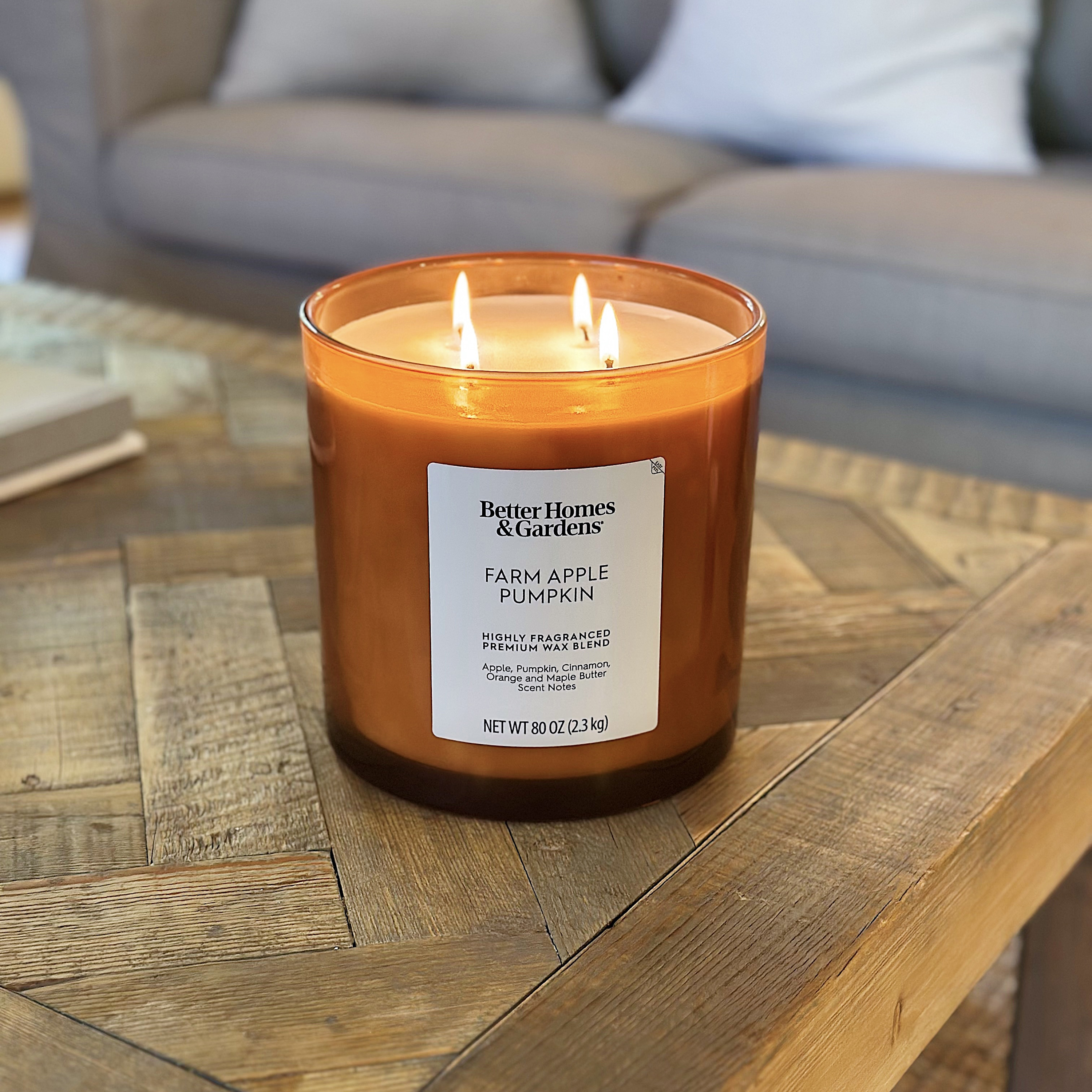 Better Homes & Gardens Farm Apple Pumpkin 4-Wick Candle photo 6