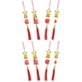thumbnail image 4 of 8 pcs  The Year Of The Rabbit Hanging Ornaments Rabbit Tassel Pendants Chinese New Year Decor, 4 of 6