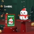 thumbnail image 1 of 3D Christmas tree Building Blocks Set DIY Micro Blocks Santa Claus Snowman Model Kits Educational Gift for Adults boy kids toys, 1 of 6