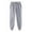 #Gray, variant on Women's Plus Size Thick Fleece-Lined Solid Color Casual Sports Pants Running Fitness Trousers,Red,Size XXL