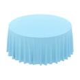 thumbnail image 2 of Mantel redondo brillante para bodas, fiestas y eventos – Nylon, fácil de limpiar, decorativo para suelo o mesa., 2 of 6