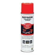 Rustoleum 203028 17 Oz Red-Orange Precision-Line Inverted Marking Paint Pack of 12