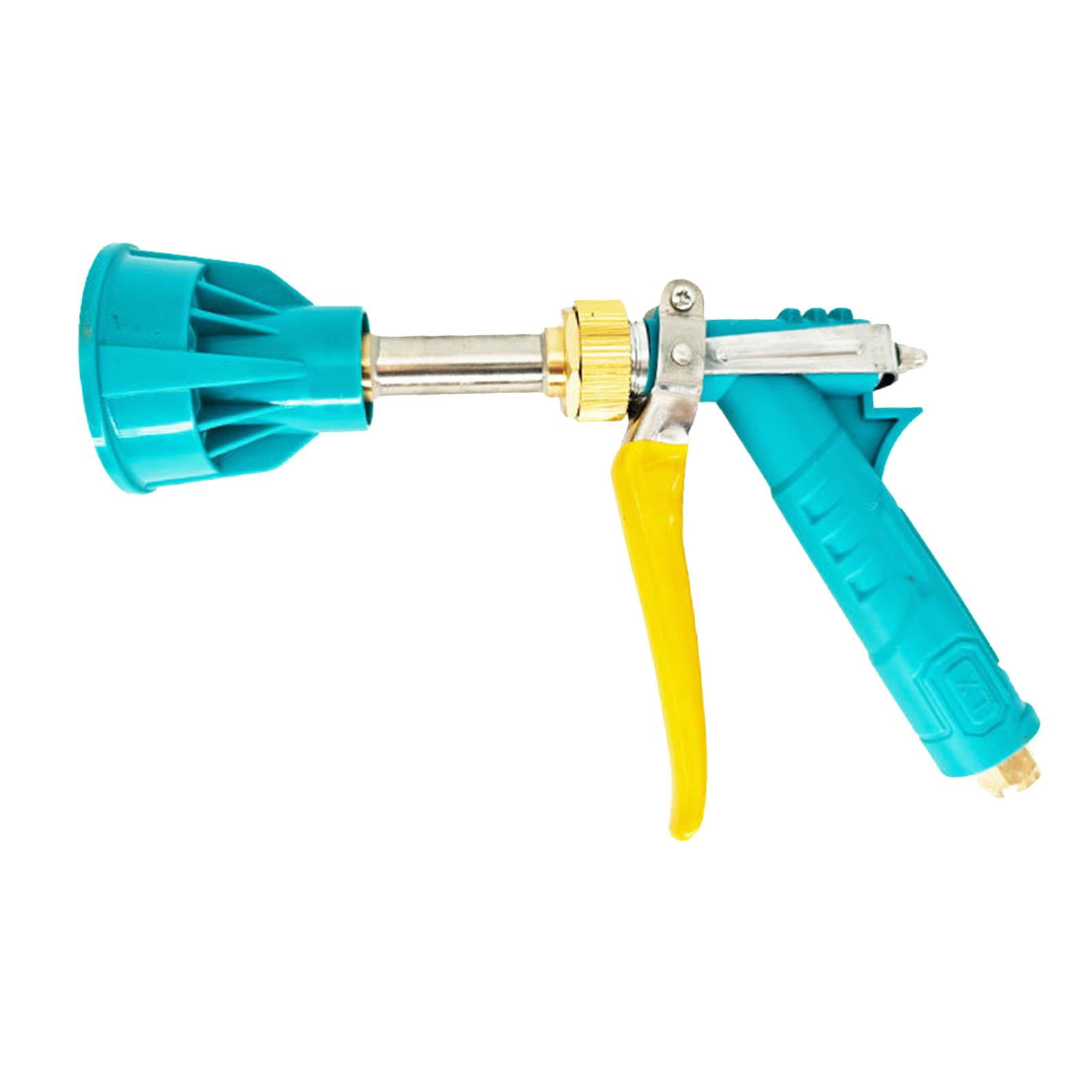 figatia Garden Hose Nozzle Heavy Duty Quick Connector, Hose Attachment, Agricultural Sprayer High Power Washer Sprayer for Lawn Patio Short