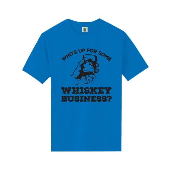 Who's Up For Some Whiskey Business? Short Sleeve Neon T-Shirt