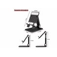 thumbnail image 4 of Soporte De Escritorio Para Celular Plegable Y Ajustable Xtellar negro, 4 of 4