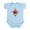 Sky Blue, variant on CafePress - Mighty Morphin Power Rangers Pink Ra - Baby Light Bodysuit, Size Newborn - 24 Months