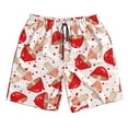 thumbnail image 4 of Bixox Men's Cute Mushroom printing Casual Classic Fit Short Summer Beach Shorts, 4 of 6