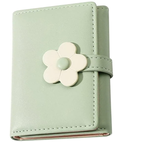 Leather Coin Purse for Storage Use in Green Color with Premium Material and Portable Design 5 Inch