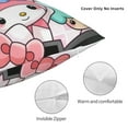 thumbnail image 3 of Hello Kitty Pillow Cover, Square Throw Pillow Cases For Couch Sofa Bed Living Room,Home Decorative, 16"X16", 3 of 9