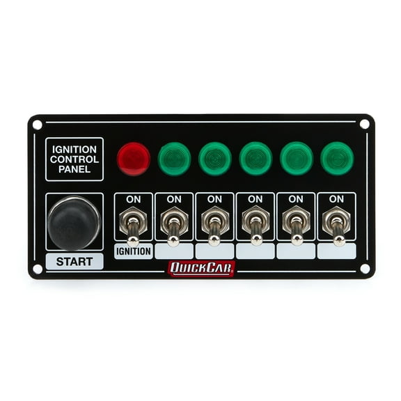 Ignition Panel Blk w/ Start But. 5 Acc. & Ligh