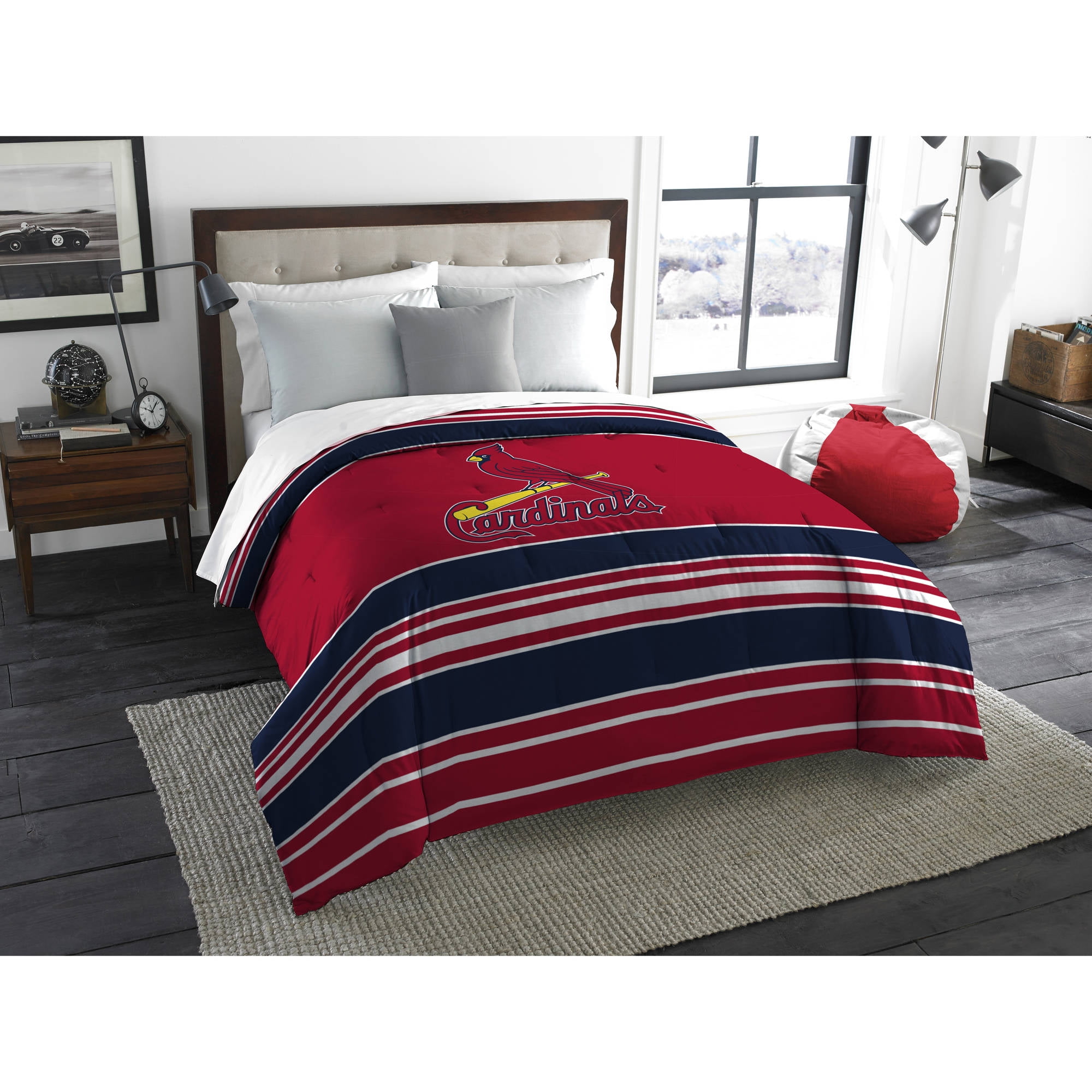 Mlb St Louis Cardinals Stripe Life Twin Full Bedding Comforter Mlb St Louis Cardinals Stripe Life Twin Full Bedding Comforter Com