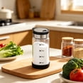 thumbnail image 7 of Glass Spice Shaker Bottle with Adjustable Pour Lid, 150ml Seasoning Dispenser with Measurement Marks, Stainless Steel Shaker Jar for Kitchen, Pepper, Salt, and Dry Spices Storage, 7 of 7